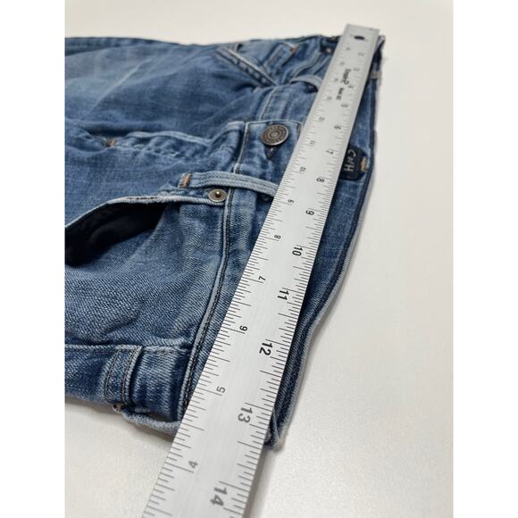 Citizens of Humanity Emerson Slim Fit Boyfriend Jeans Distressed Denim Blue 24 - Picture 8 of 11